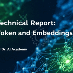 Technical report Tokens and Embeddings
